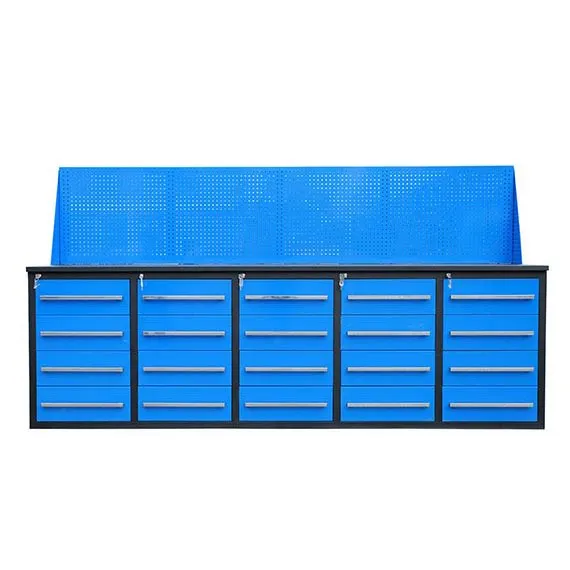 Workbench modrého kovového garáže